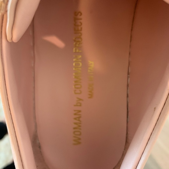 Woman by Common Projects Pink Leather sneakers - Picture 5 of 6